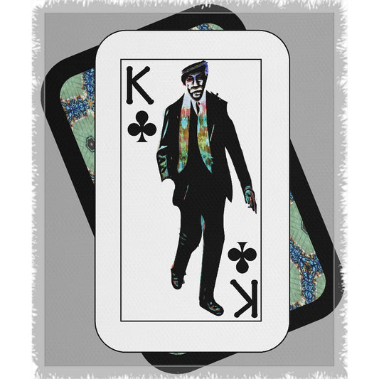 Play Your Hand...King Club No. 1 Woven Blanket