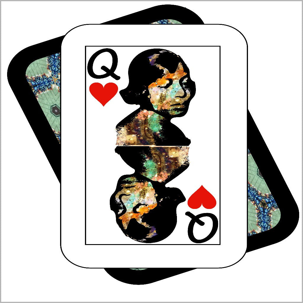 Play Your Hand...Queen Heart No. 1 Canvas Poster