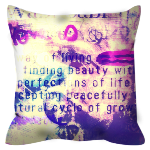 Perfect Imperfections Throw Pillow