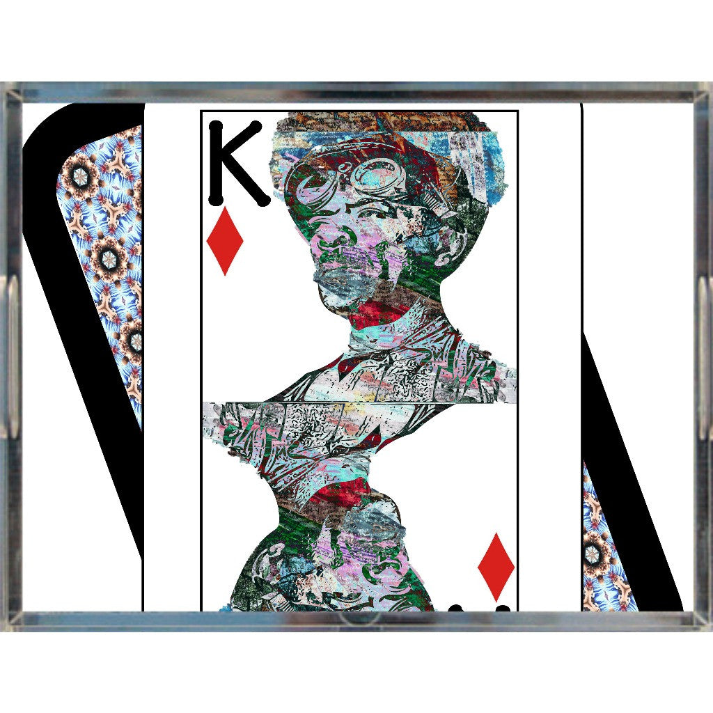 Play Your Hand...King Diamond No. 2 Acrylic Tray