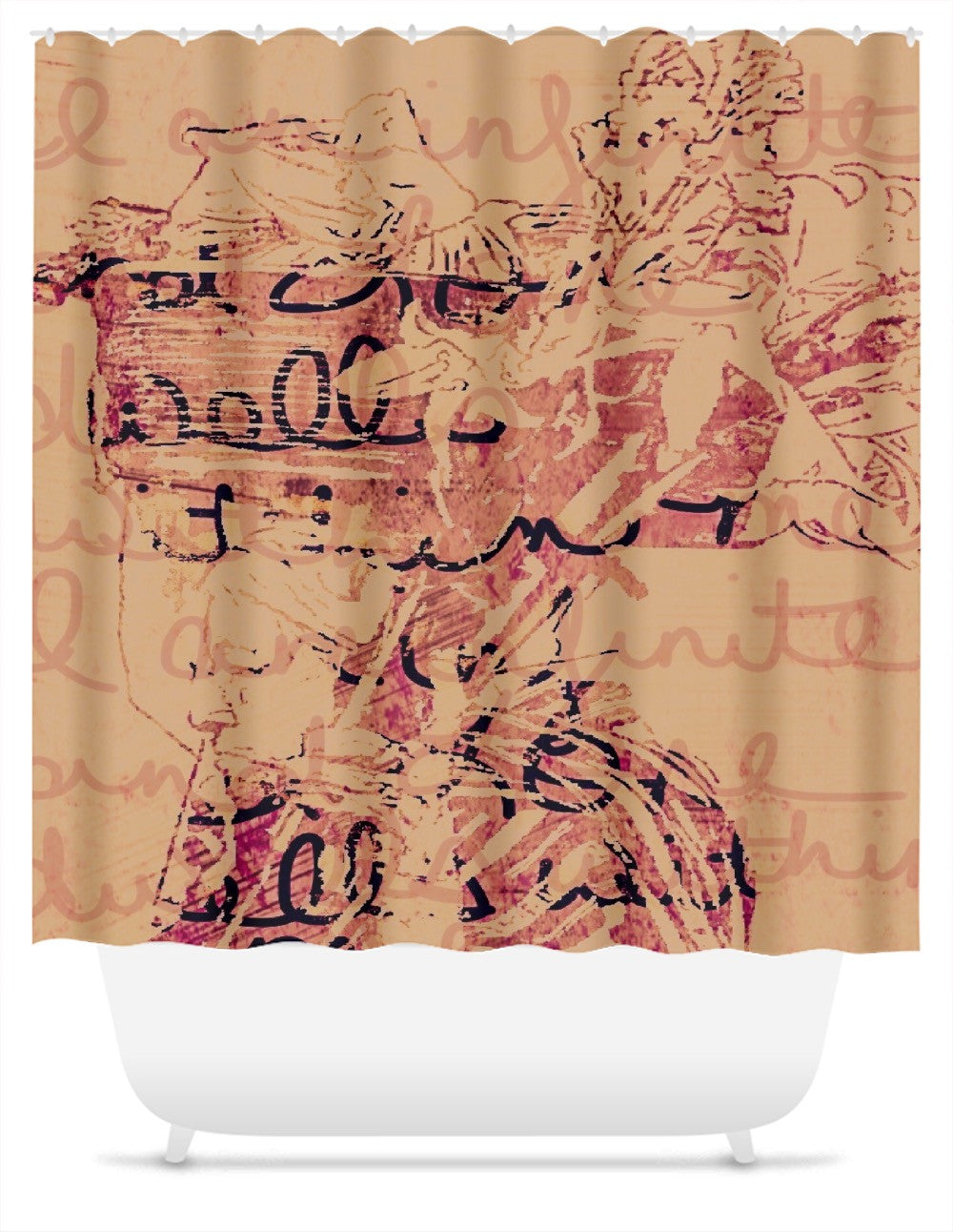 Infinite Wisdom Shower Curtain