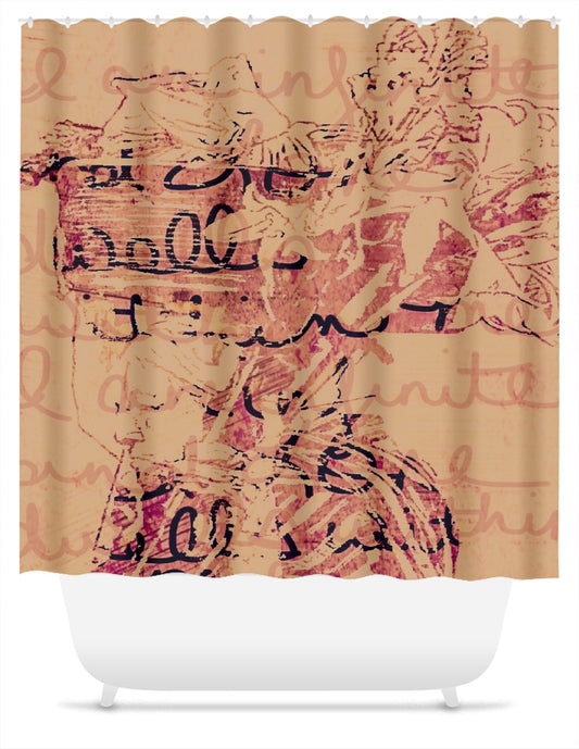 Infinite Wisdom Shower Curtain