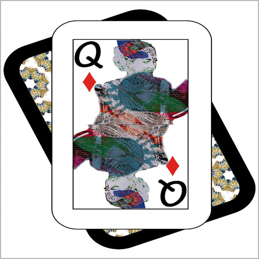 Play Your Hand...Queen Diamond No. 3 Canvas Poster