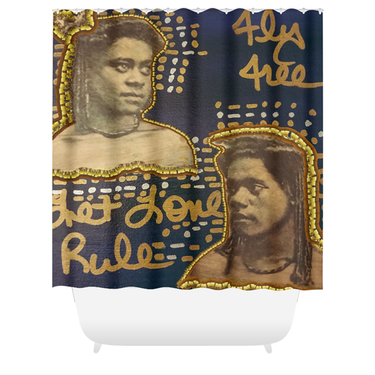 The Motto Shower Curtain