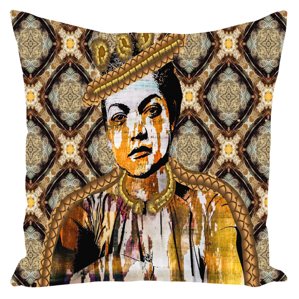Queen Things No. 5 Throw Pillow