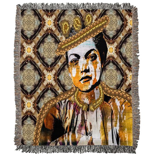 Queen Things No. 5 Woven Blanket