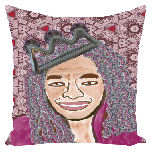 Queen Things No. 6 Throw Pillow