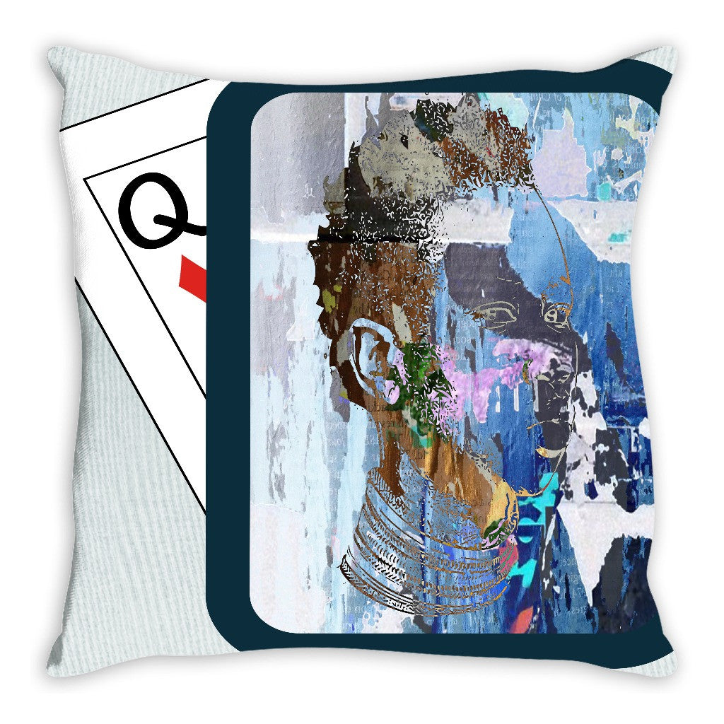 Play Your Hand...Watch Your Back No. 2 Throw Pillow