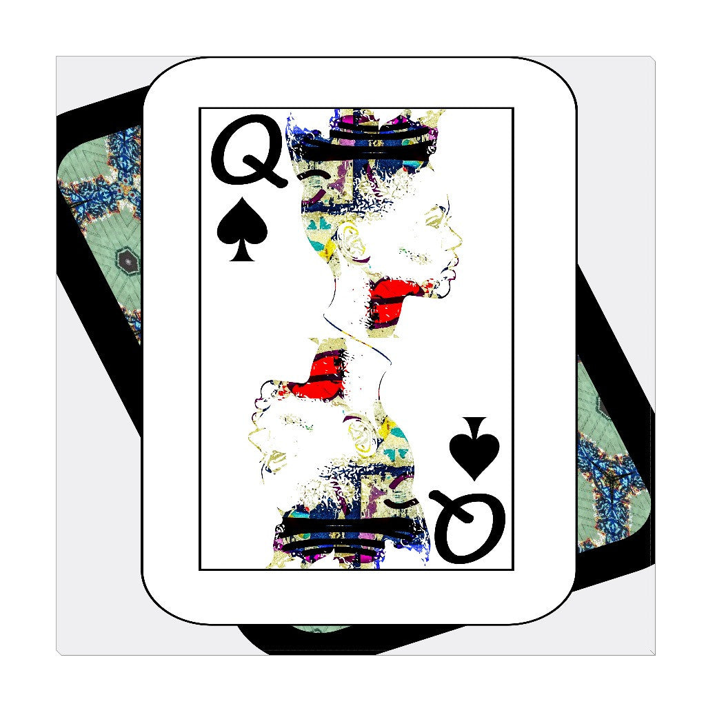 Play Your Hand...Queen Spade No. 1 Wrapped Canvas