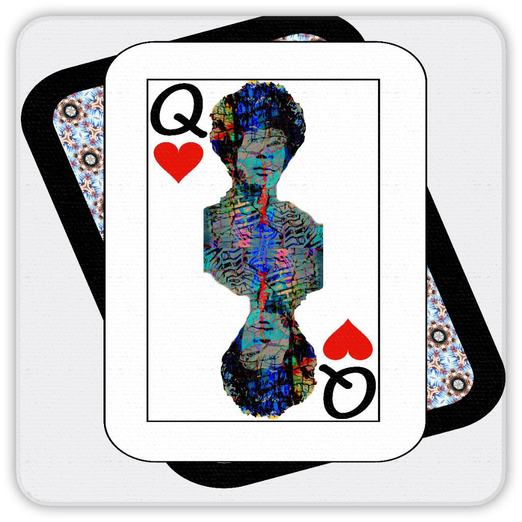 Play Your Hand...Queen Heart No. 2 Coaster Set