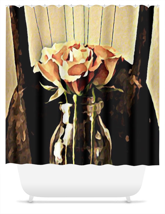 A Rose is Still a Rose Shower Curtain