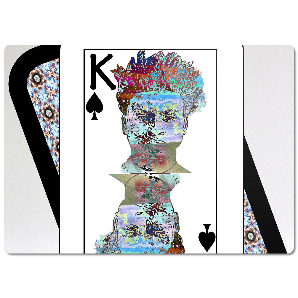 Play Your Hand...King Spade No. 2 Glass Cutting Board