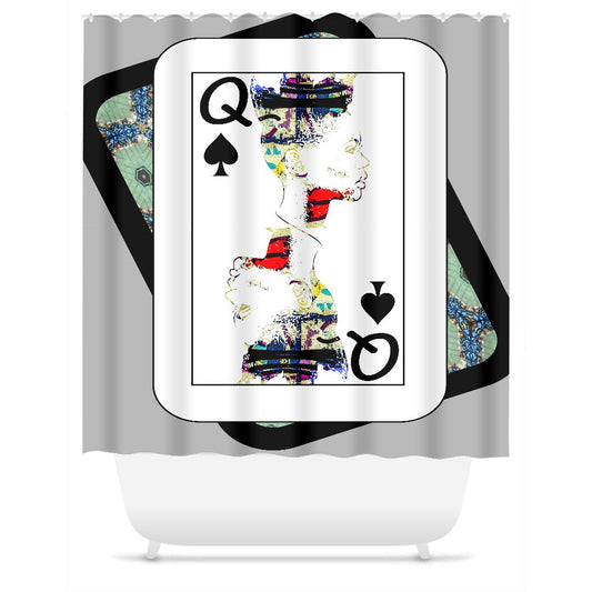 Play Your Hand...Queen Spade No. 1 Shower Curtain