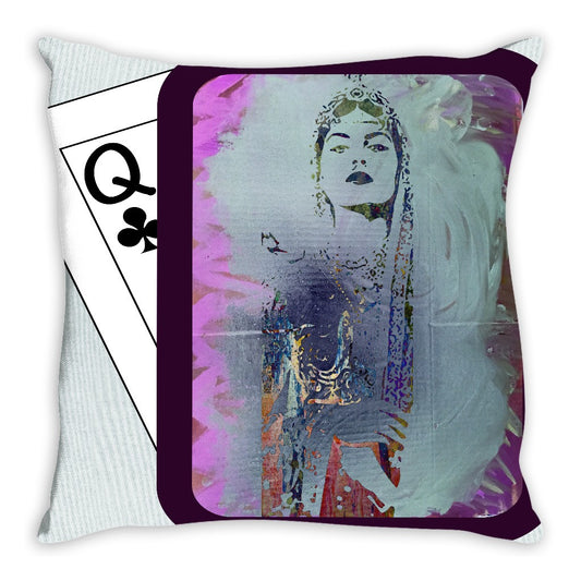 Play Your Hand...Watch Your Back No. 1 Throw Pillow