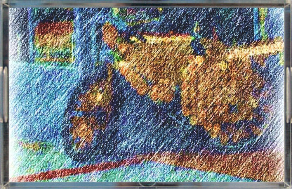 Street Scene West End Acrylic Tray