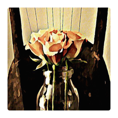 A Rose is still a Rose Pouf