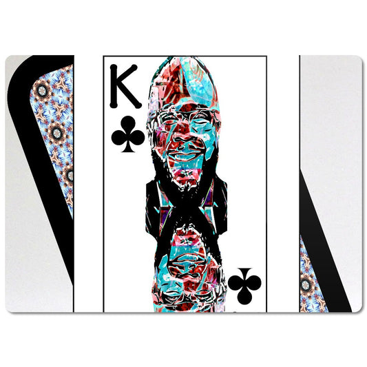 Play Your Hand...King Club No. 2 Glass Cutting Board