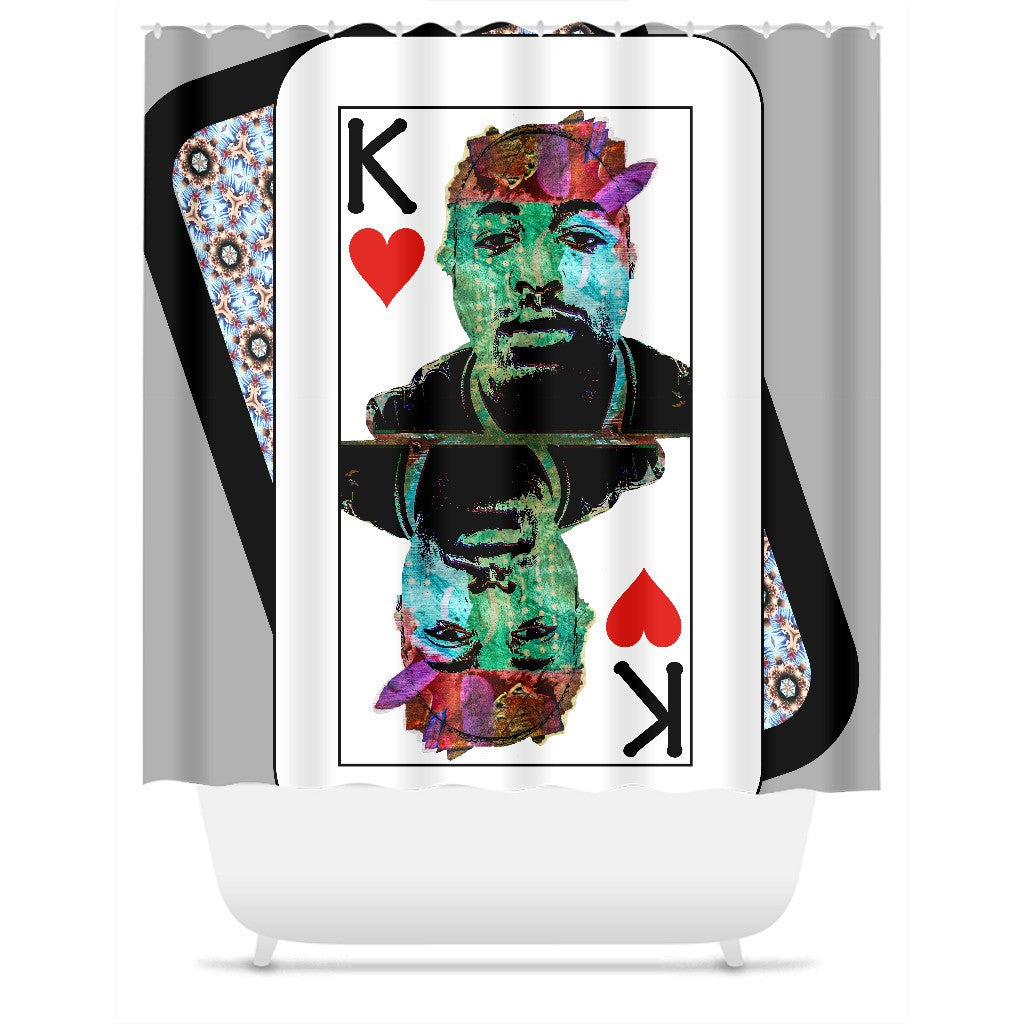 Play Your Hand...King Heart No. 2 Shower Curtain
