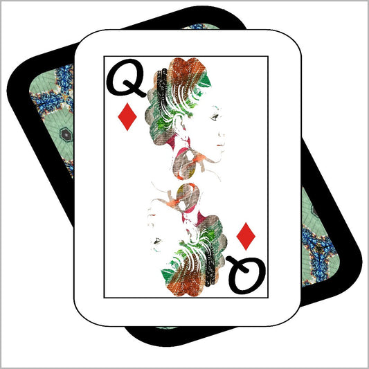 Play Your Hand...Queen Diamond No. 1 Canvas Poster