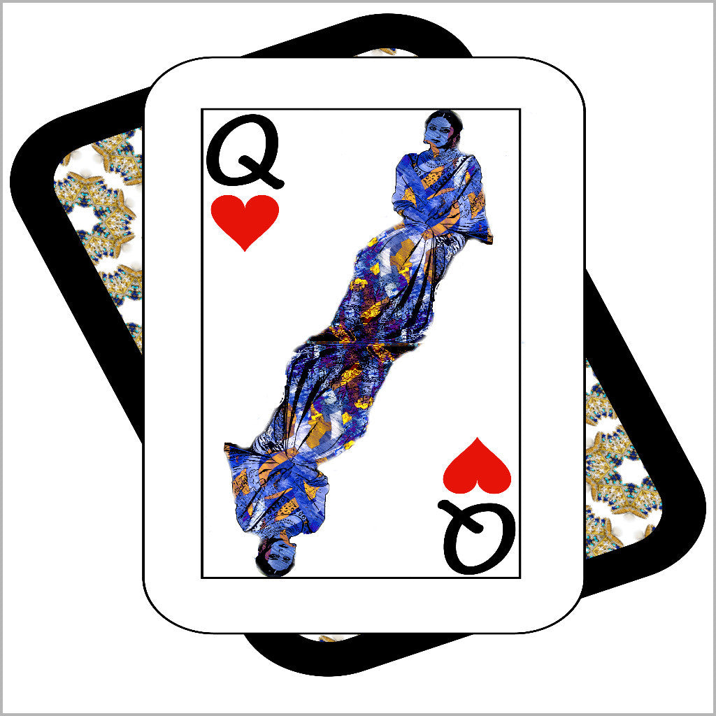 Play Your Hand...Queen Heart No. 3 Canvas Poster