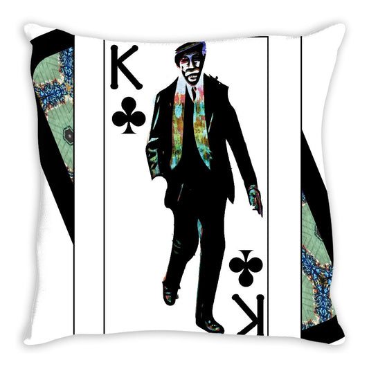 Play Your Hand...King Club No. 1 Throw Pillow