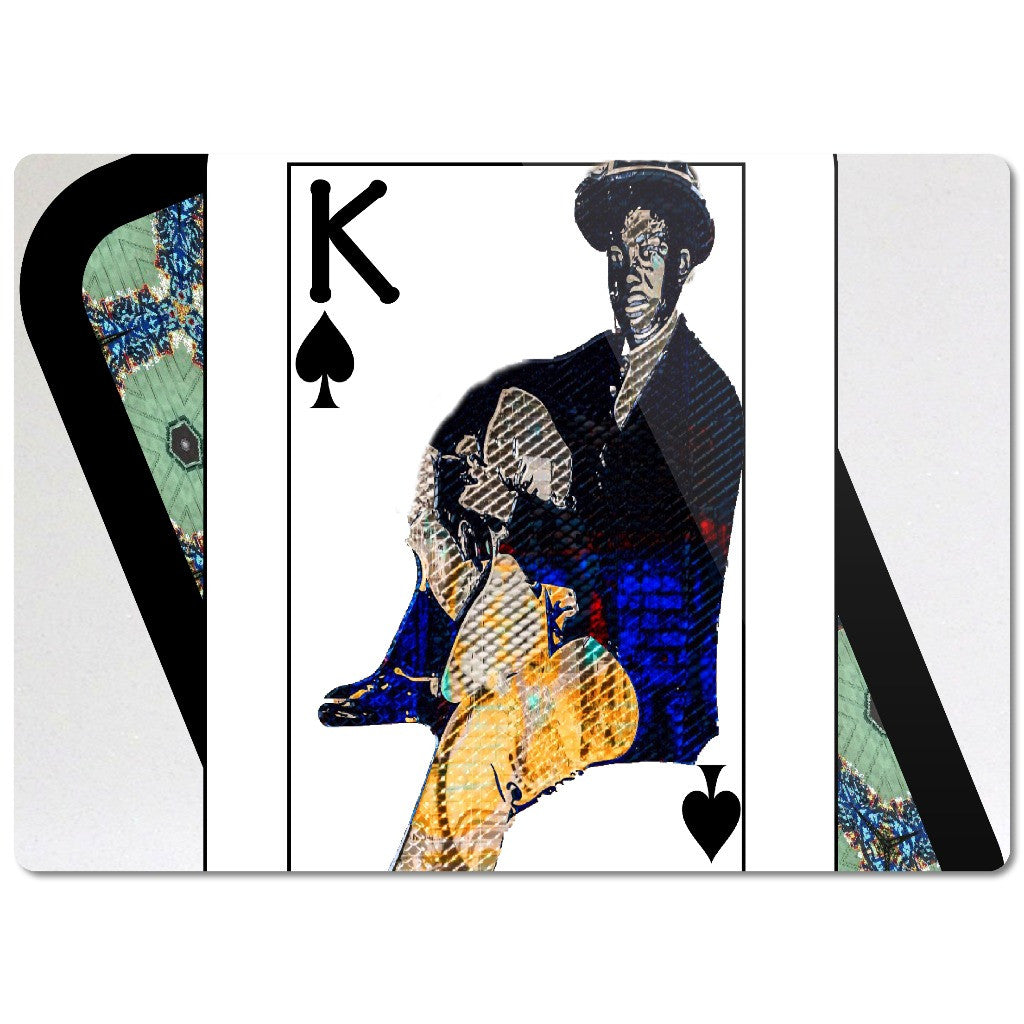 Play Your Hand...King Spade No. 1 Glass Cutting Board