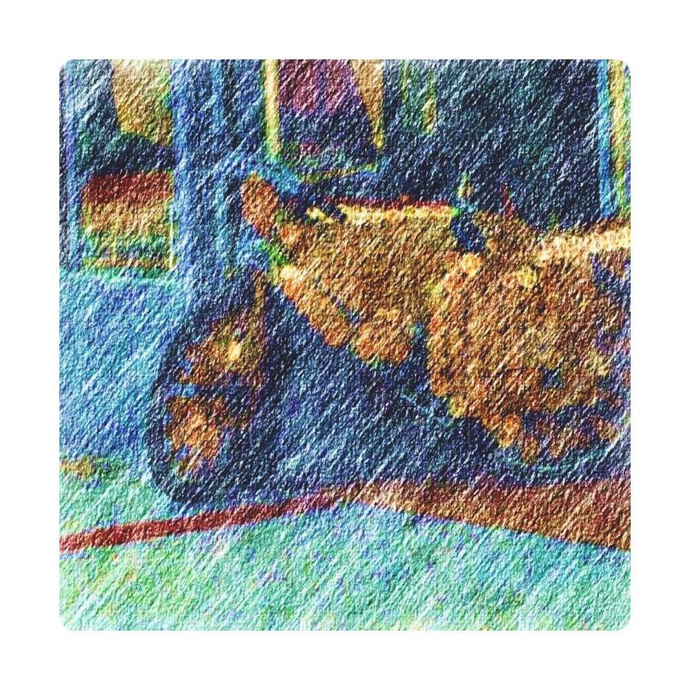 Street Scene West End Pouf