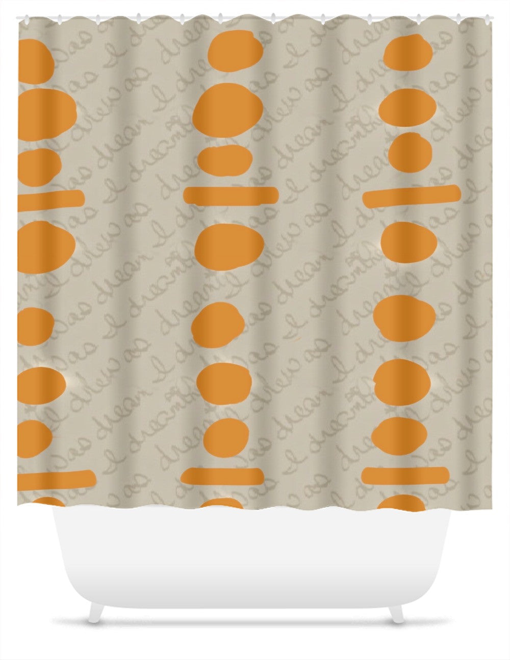 Connect The Dots Shower Curtain