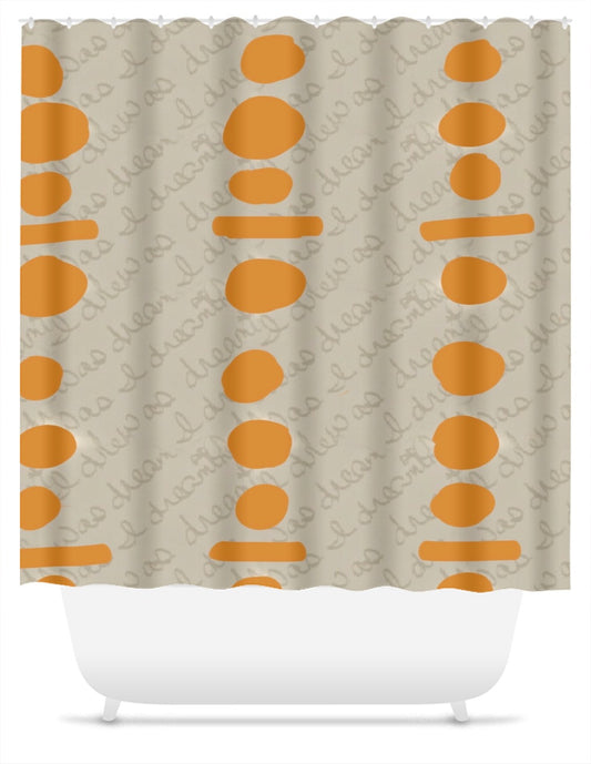 Connect The Dots Shower Curtain