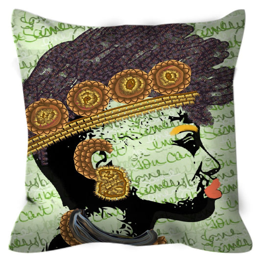 Queen Things No. 4 Throw Pillow
