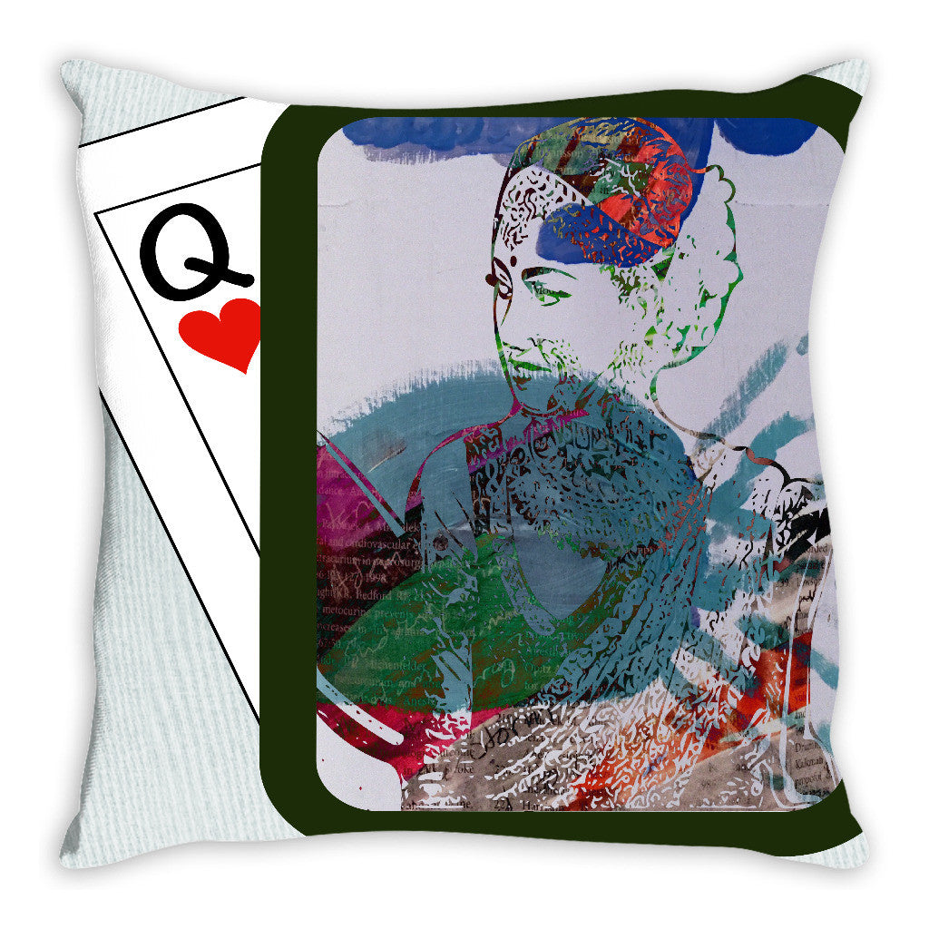 Play Your Hand...Watch Your Back No. 3 Throw Pillow