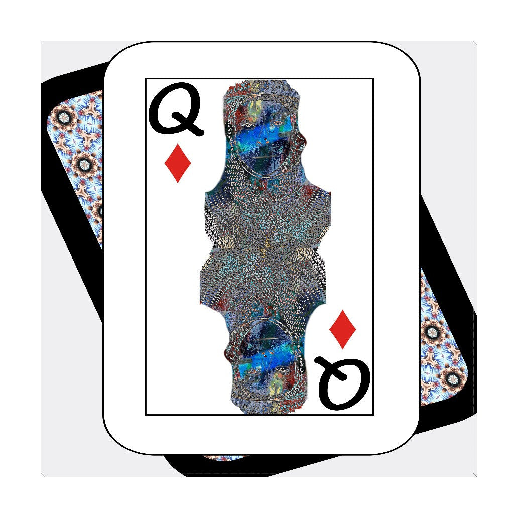 Play Your Hand...Queen Diamond No. 2 Wrapped Canvas