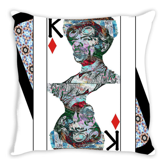 Play Your Hand...King Diamond No. 2 Throw Pillow