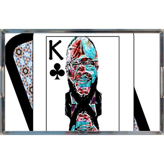 Play Your Hand...King Club No. 2 Acrylic Tray