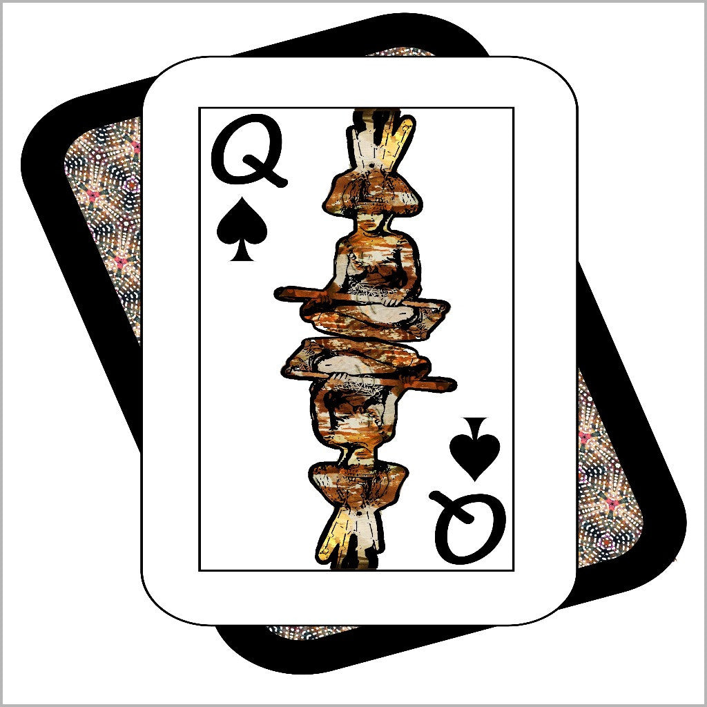 Play Your Hand...Queen Spade No. 4 Canvas Poster
