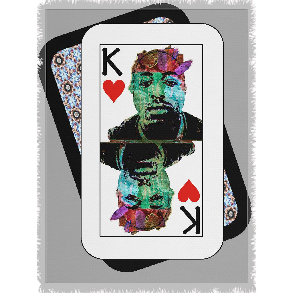 Play Your Hand...King Heart No. 2 Woven Blanket