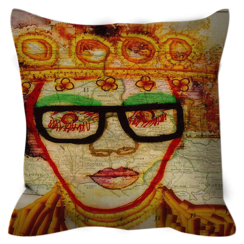 Been Around The World Throw Pillow