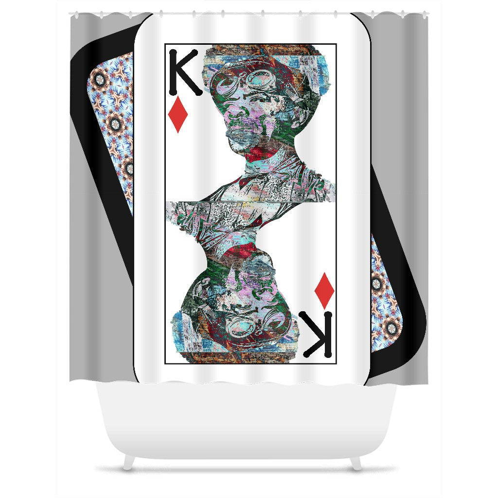 Play Your Hand...King Diamond No. 2 Shower Curtain