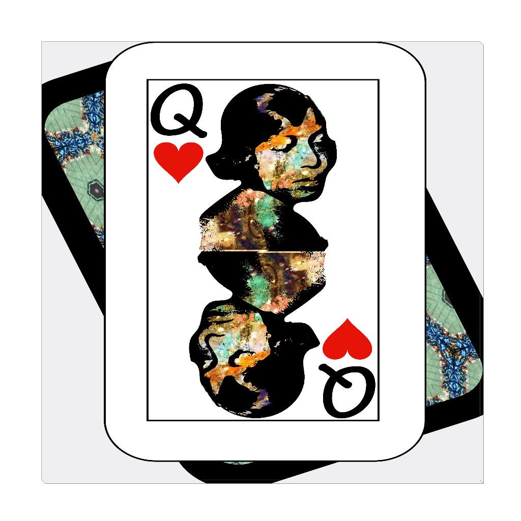 Play Your Hand...Queen Heart No. 1 Wrapped Canvas
