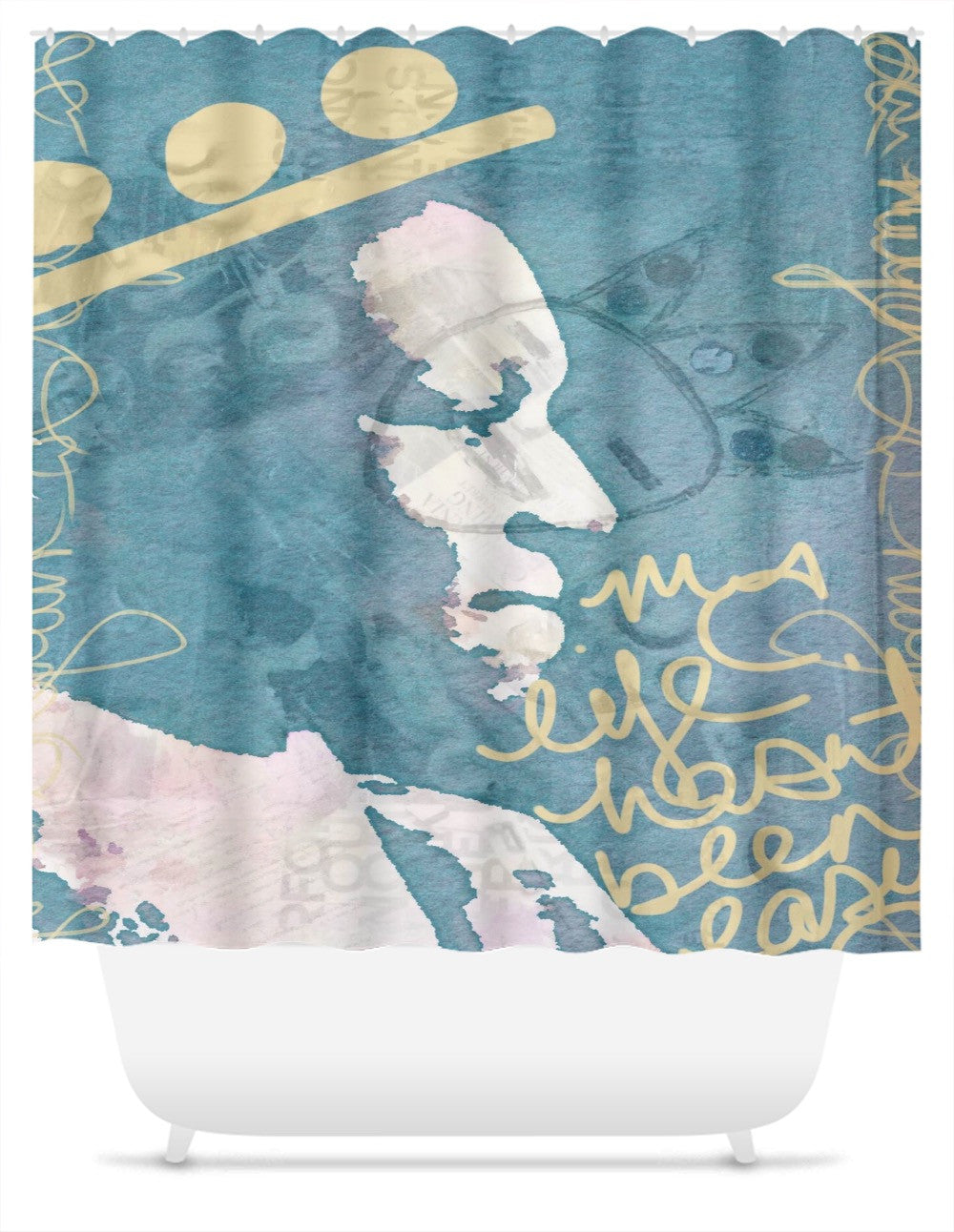 Crystal Stair Shower Curtain