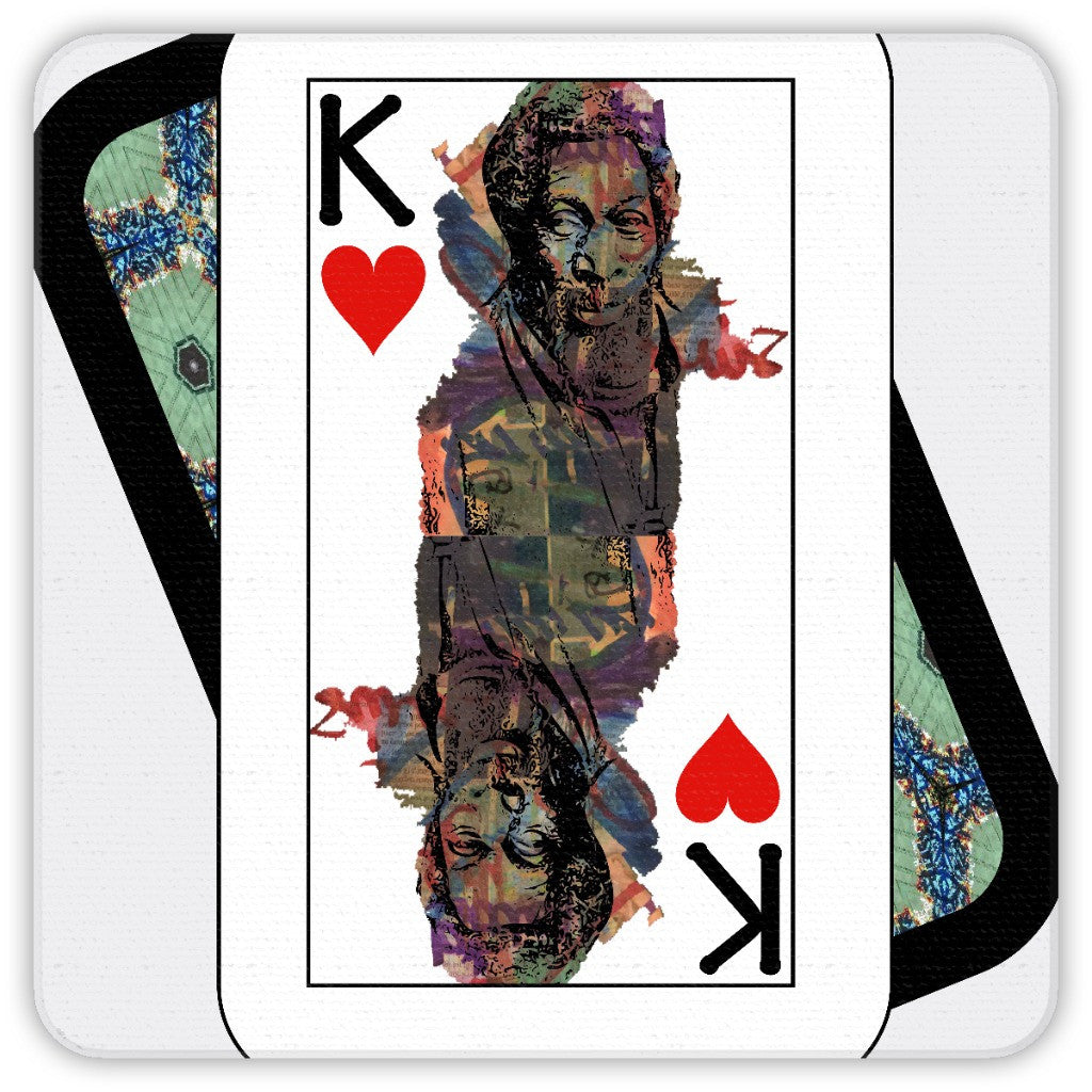 Play Your Hand...King Heart No. 1 Coaster Set