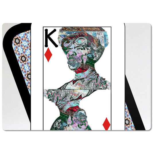 Play Your Hand...King Diamond No. 2 Glass Cutting Board
