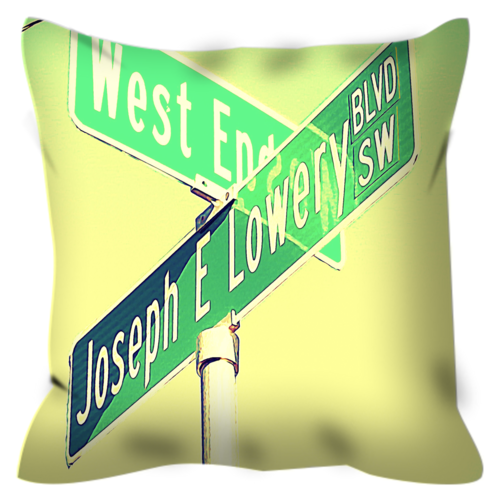 The Corner No. 4 Throw Pillow