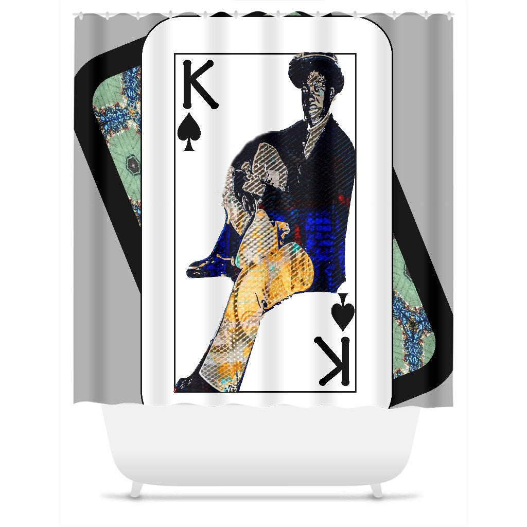 Play Your Hand...King Spade No. 1 Shower Curtain