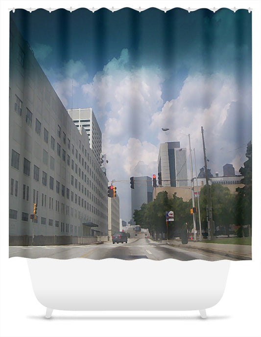 Lonely Avenue Shower Curtain