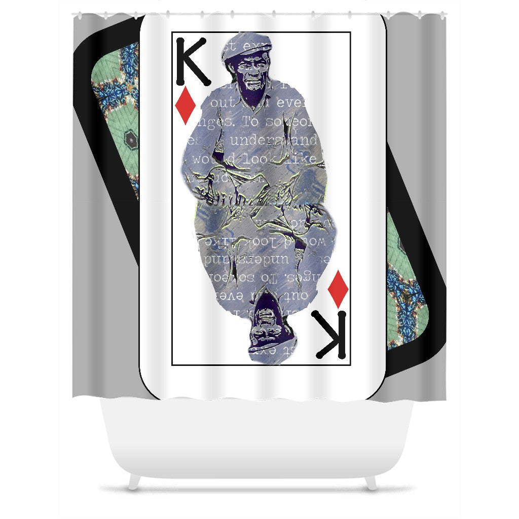 Play Your Hand...King Diamond No. 1 Shower Curtain