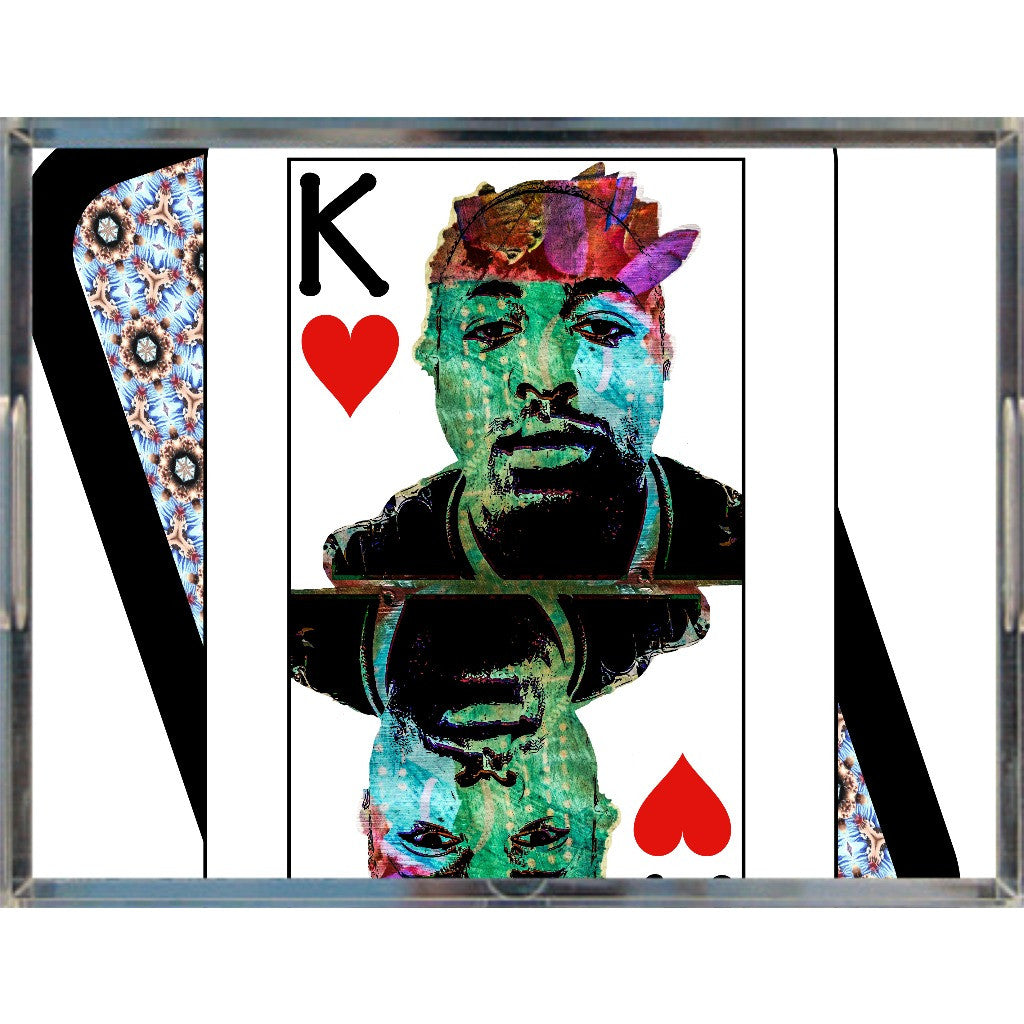 Play Your Hand...King Heart No. 2 Acrylic Tray