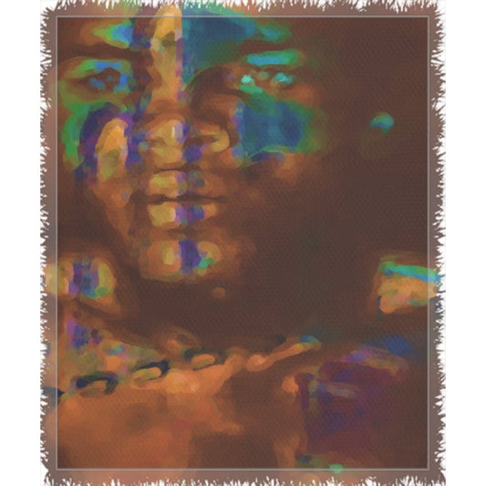 Through The Looking Glass Woven Blanket