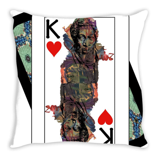 Play Your Hand...King Heart No. 1 Throw Pillow
