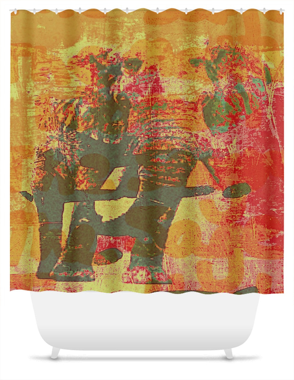 Spirit Animal Shower Curtain